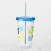 Minimaal enkelvoudig q r code add logo san code na acryl drinkbeker (Rechts)