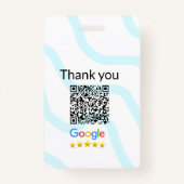 Minimaal enkelvoudig q r code add logo san code na badge (Voorkant)