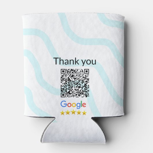 Minimaal enkelvoudig q r code add logo san code na blikjeskoeler (Achterkant)