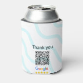 Minimaal enkelvoudig q r code add logo san code na blikjeskoeler (Blikje Achterkant)