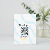 Minimaal enkelvoudig q r code add logo san code na briefkaart (Staand voorkant)