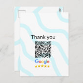 Minimaal enkelvoudig q r code add logo san code na briefkaart (Voorkant / Achterkant)