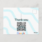 Minimaal enkelvoudig q r code add logo san code na briefkaart (Achterkant)