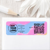 Minimaal enkelvoudig q r code add logo san code na etiket (Insitu)