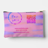 Minimaal enkelvoudig q r code add logo san code na etui (Achterkant)