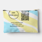 Minimaal enkelvoudig q r code add logo san code na etui (Achterkant)