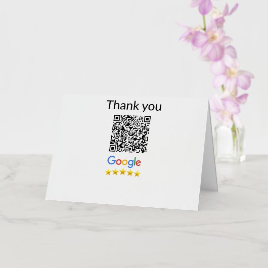 Minimaal enkelvoudig q r code add logo san code na folie feestdagenkaart (Orchidee)