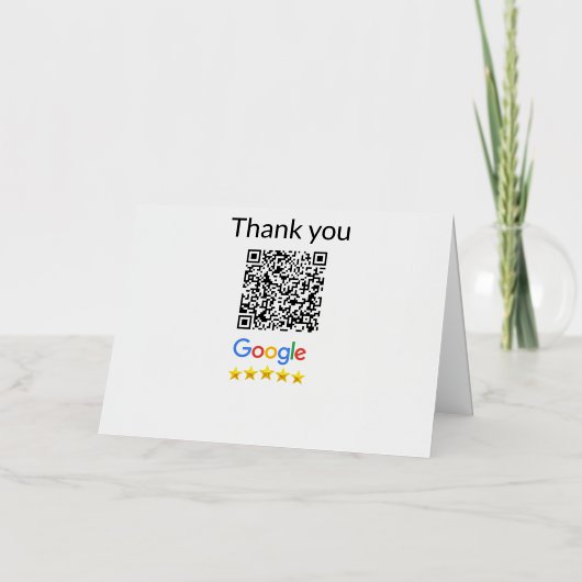 Minimaal enkelvoudig q r code add logo san code na folie feestdagenkaart (Voorkant)