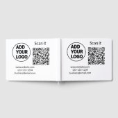 Minimaal enkelvoudig q r code add logo san code na gastenboek (Volledig)