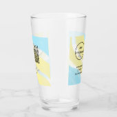 Minimaal enkelvoudig q r code add logo san code na glas (Rechts)