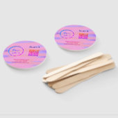 Minimaal enkelvoudig q r code add logo san code na handwaaier (Niet-gemonteerd)