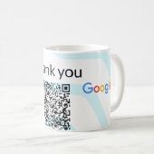 Minimaal enkelvoudig q r code add logo san code na koffiemok (Voorkant rechts)