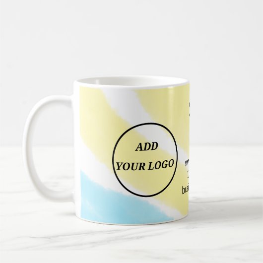 Minimaal enkelvoudig q r code add logo san code na koffiemok (Links)