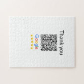 Minimaal enkelvoudig q r code add logo san code na legpuzzel (Horizontaal)