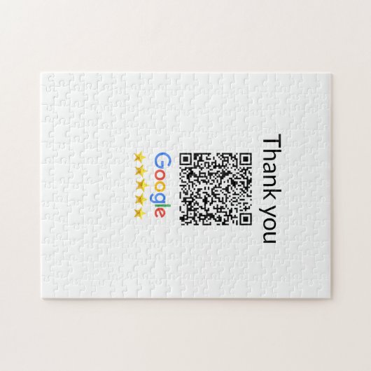 Minimaal enkelvoudig q r code add logo san code na legpuzzel (Horizontaal)