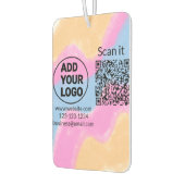 Minimaal enkelvoudig q r code add logo san code na luchtverfrisser (Links)