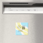 Minimaal enkelvoudig q r code add logo san code na magneet (Insitu (Vaatwasser))