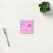 Minimaal enkelvoudig q r code add logo san code na post-it® notes (Kantoor)