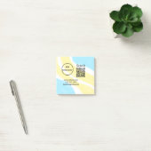 Minimaal enkelvoudig q r code add logo san code na post-it® notes (Kantoor)