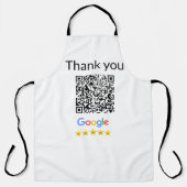 Minimaal enkelvoudig q r code add logo san code na schort (Voorkant)