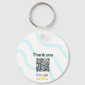 Minimaal enkelvoudig q r code add logo san code na sleutelhanger (Achterkant)