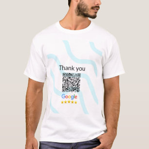 Minimaal enkelvoudig q r code add logo san code na t-shirt