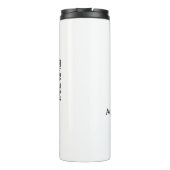 Minimaal enkelvoudig q r code add logo san code na thermosbeker (Achterkant)