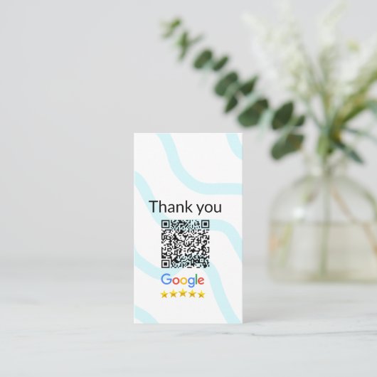 Minimaal enkelvoudig q r code add logo san code na visitekaartje (Staand voorkant)