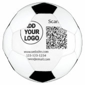 Minimaal enkelvoudig q r code add logo san code na voetbal (Voorkant)