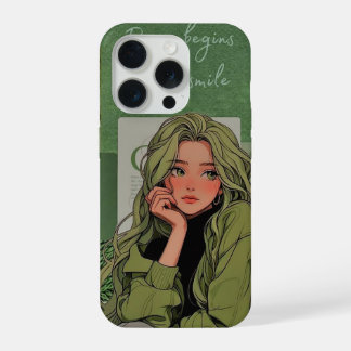 👉 Minimaal esthetisch telefoonhoesje achtergrondo iPhone 15 Pro Case