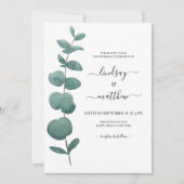 Minimaal eucalyptushuwelijk kaart (Voorkant)