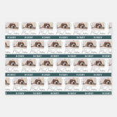 Minimaal feestelijke feestelijke feestelijke feest inpakpapier vel (Voorkant)