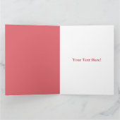 Minimaal Floral Eid Mubarak gepersonaliseerd Kaart (Binnen)