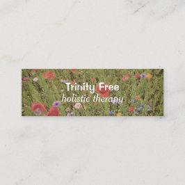 Minimaal Floral Holistic Therapy Visitekaartje