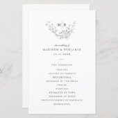 Minimaal formeel weddenschapsprogramma voor monogr (Voorkant / Achterkant)