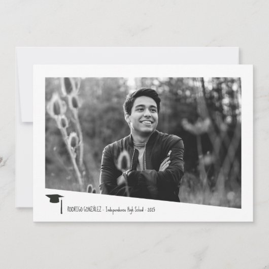 Minimaal foto graduated angled Lijst Kaart (Voorkant)