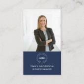 Minimaal Foto QR Foto Professioneel Visitekaartje (Voorkant)