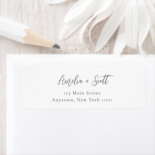 Minimaal fragment Elegant Return Address Label (Insitu)