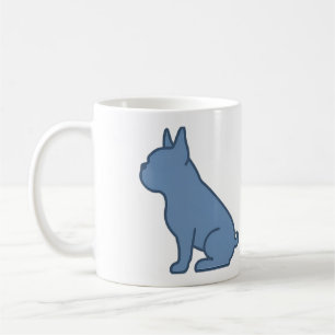 Minimaal Frans Bulldog-ontwerp Koffiemok