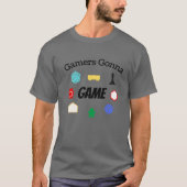 Minimaal gamer-tekstcitaat Game-artikel Grafisch T-shirt (Voorkant)