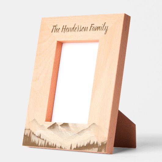 Minimaal gebergte gegraveerde lijstjes (Links)