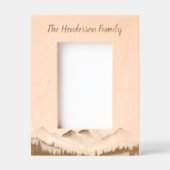 Minimaal gebergte gegraveerde lijstjes (Voorkant)