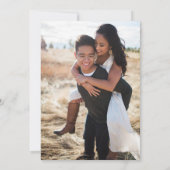 Minimaal gebergte save the date (Achterkant)