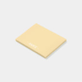 Minimaal  geblondengeel 4 x 3 inch post-it® notes (Schuin)