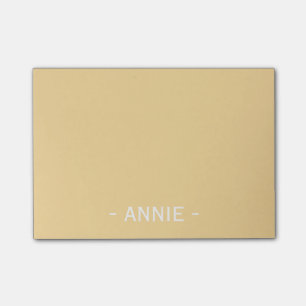 Minimaal geblondengeel 4 x 3 inch post-it® notes