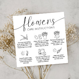 Minimaal gebogen Bouquet Health Guide Hartelijk da Vierkante Visitekaartje