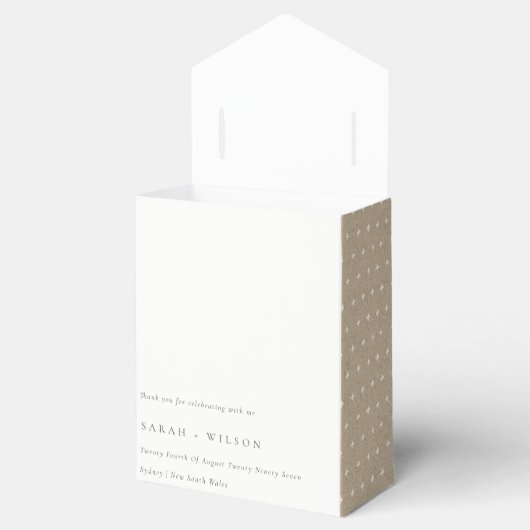 Minimaal gebundeld donkerblauw elk jaar Jubileum Bedankdoosjes (Geopend)