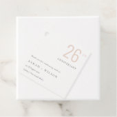 Minimaal gebundeld Jubileum per jaar Bedankjes Labels (In situ)