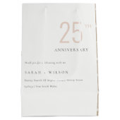 Minimaal gebundeld Jubileum per jaar Medium Cadeauzakje (Achterkant)