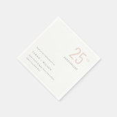 Minimaal gebundeld Jubileum per jaar Servet (Hoek)